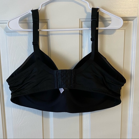 CACIQUE Black Satin Bra 42DD - Picture 5 of 11